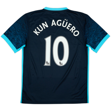 2015-16 Manchester City Away Shirt Kun Aguero #10 - 8/10 - (XL)