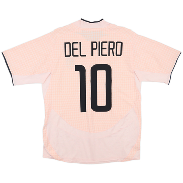 2003-04 Juventus Away Shirt Del Piero #10 - 8/10 - (M)