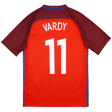 2016-17 England Away Shirt Vardy #11 - 7/10 - (S)