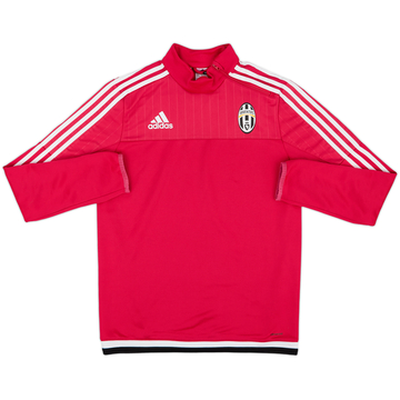 2015-16 Juventus adidas 1/4 Zip Drill Top - 8/10 - (XL.Boys)