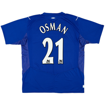 2004-05 Everton Home Shirt Osman #21 - 7/10 - (XL)