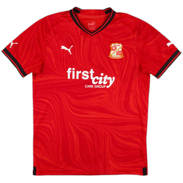 2022-23 Swindon Town Home Shirt - 7/10 - (L.Boys)