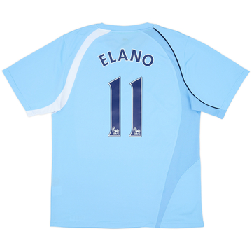 2008-09 Manchester City Home Shirt Elano #11 - 8/10 - (L)