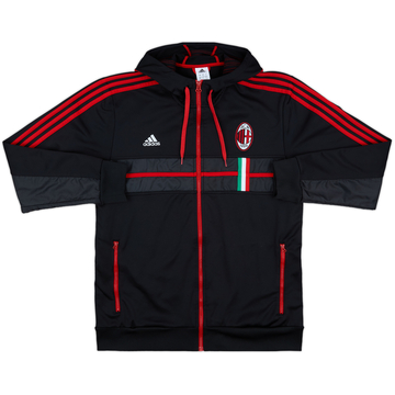 2012-13 AC Milan adidas Hooded Track Jacket - 10/10 - (L)