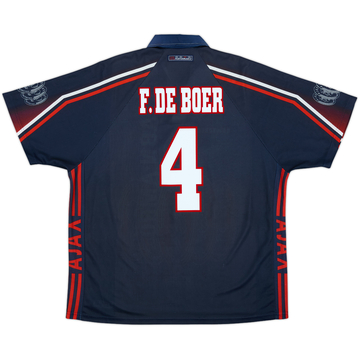 1997-98 Ajax Away Shirt F.De Boer #4 - 8/10 - (XXL)