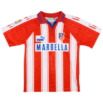 1994-95 Atletico Madrid Home Shirt - 10/10 - (L.Boys)