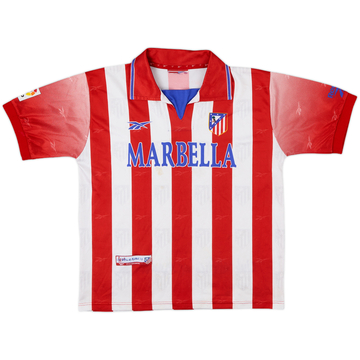1998-99 Atletico Madrid Home Shirt - 6/10 - (L.Boys)