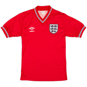 Camiseta de visitante de England 1984-87 - 8/10 - (Niños M)