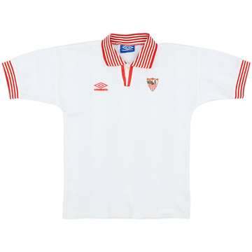 1996-98 Sevilla Home Shirt - 6/10 - (L.Boys)