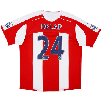 2008-09 Stoke City Home Shirt Delap #24 - 7/10 - (M)