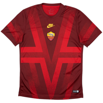 2019-20 Roma Nike Pre Match Shirt - 9/10 - (M)