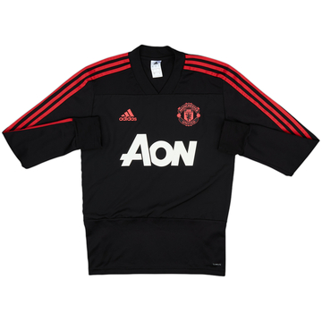 2018-19 Manchester United adidas Sweat Top - 7/10 - (S)