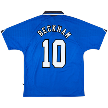 1996-98 Manchester United Third Shirt Beckham #10 - 9/10 - (L)