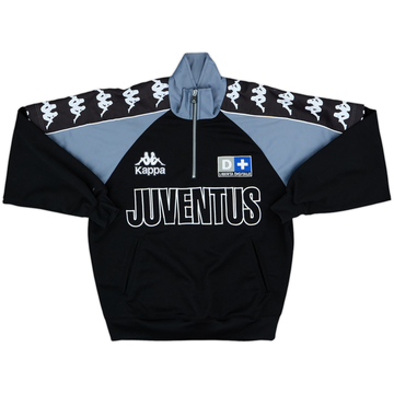 1998-99 Juventus Kappa 1/4 Zip Training Top - 8/10 - (XS)
