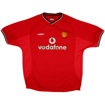 2000-02 Manchester United Home Shirt - 5/10 - (XL)