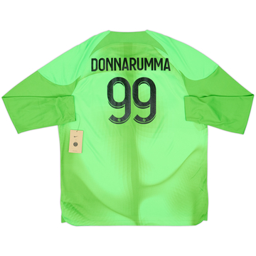 Camiseta de portero del Paris Saint-Germain 2022-23 Donnarumma #99 - 9/10 - (XXL)