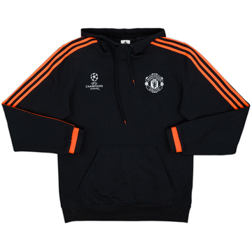 2015-16 Manchester United adidas Hooded Sweat Top - 9/10 - (M)