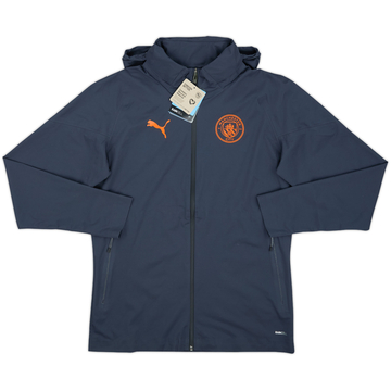 2023-24 Manchester City Puma Hooded Rain Jacket (M)