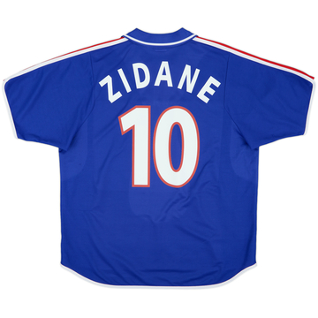 2000-02 France Home Shirt Zidane #10 - 10/10 - (XL)