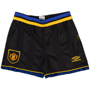 1993-95 Manchester United Away Shorts - 8/10 - (M.Boys)