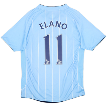 2007-08 Manchester City Home Shirt Elano #11 - 7/10 - (S)