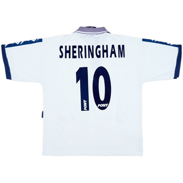 1995-97 Tottenham Home Shirt Sheringham #10 - 6/10 - (L)