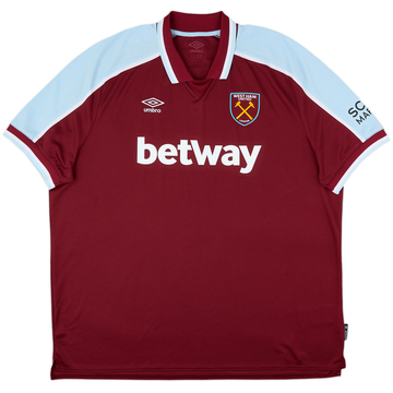 2021-22 West Ham Home Shirt - 10/10 - (4XL)