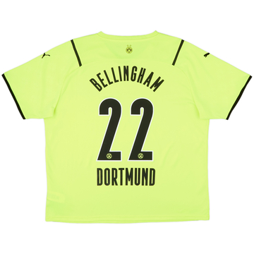 2021-22 Borussia Dortmund European Home Shirt Bellingham #22 - 10/10 - (XXL)