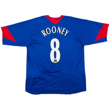 2005-06 Manchester United Away Shirt Rooney #8 - 8/10 - (XL)