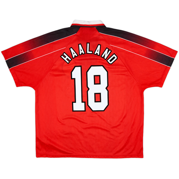 1996-97 Nottingham Forest Home Shirt Haaland #18 - 8/10 - (XXL)