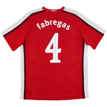 2008-10 Arsenal Home Shirt Fabregas #4 - 5/10 - (L)