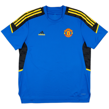 2021-22 Manchester United adidas Training Shirt - 9/10 - (XL)
