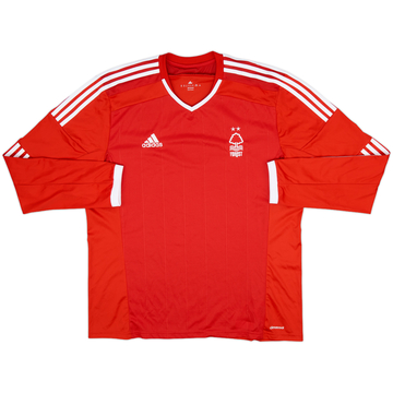 2014-15 Nottingham Forest Home L/S Shirt - 9/10 - (XL)