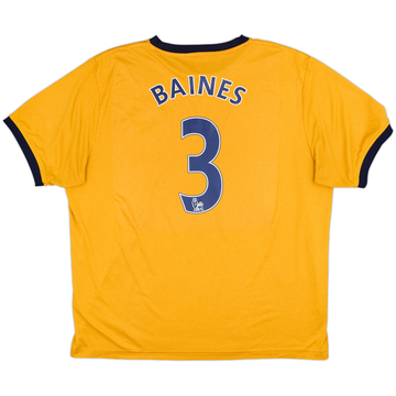 2011-12 Everton Away Shirt Baines #3 - 7/10 - (XL)