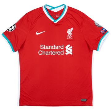 2020-21 Liverpool Home Shirt - 9/10 - (XL)