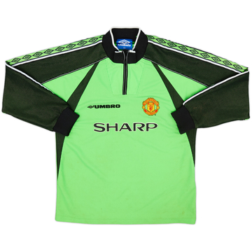 1998-99 Manchester United GK Shirt - 8/10 - (L.Boys)
