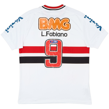 2011 Sao Paulo Home Shirt L. Fabiano #9 - 9/10 - (M)