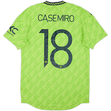 2022-23 Manchester United Authentic Third Shirt Casemiro #18 (S)