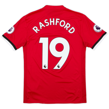 2017-18 Manchester United Home Shirt Rashford #19 - 6/10 - (S)