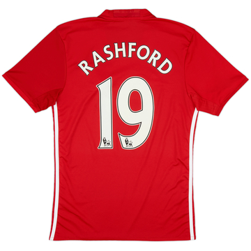2016-17 Manchester United Home Shirt Rashford #19 - 7/10 - (S)