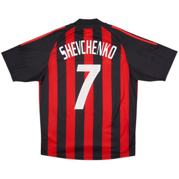 2002-03 AC Milan Home Shirt Shevchenko #7 - 10/10 - (M)