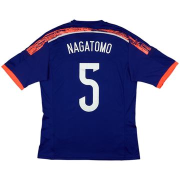 2013-15 Japan Home Shirt Nagatomo #5 - 6/10 - (M)