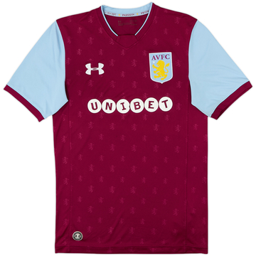 2017-18 Aston Villa Home Shirt - 6/10 - (S)