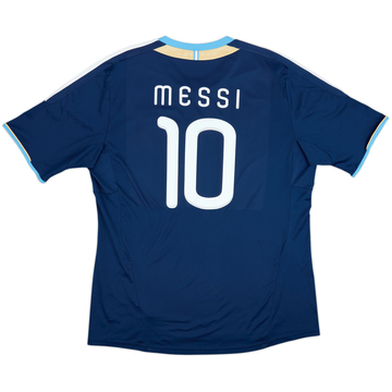 2011-13 Argentina Away Shirt Messi #10 - 7/10 - (3XL)