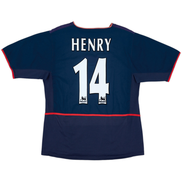 2002-04 Arsenal Away Shirt Henry #14 - 7/10 - (L)