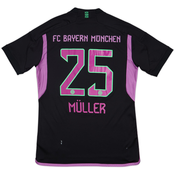 2023-24 Bayern Munich Away Shirt Muller #25 - 6/10 - (M)