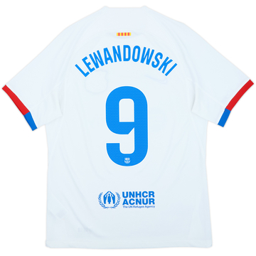 2023-24 Barcelona Away Shirt Lewandowski #9 - 9/10 - (M)