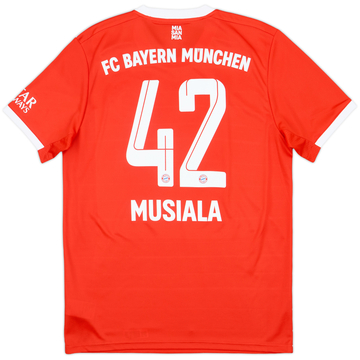 2022-23 Bayern Munich Home Shirt Musiala #42 - 9/10 - (M)