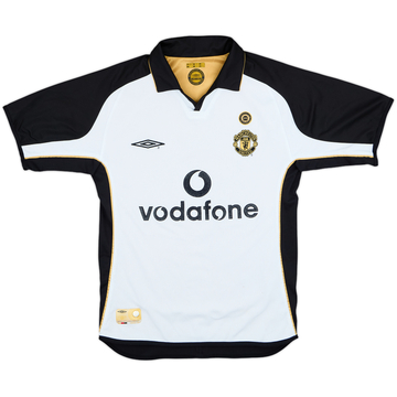 2001-02 Manchester United Centenary Away/Third Shirt Veron #4 - 7/10 - (S)