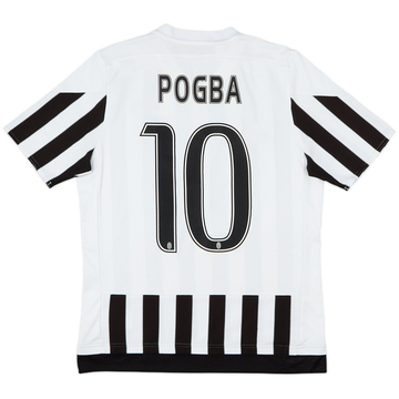 2015-16 Juventus Home Shirt Pogba #10 - 7/10 - (XL.Boys)